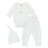 купить Детская одежда Minikin 231660350-56 Набор 3 ед Baby Style 50-56см milk в Кишинёве 