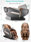 купить Массажное кресло Naipo MGC- A350(Brown) в Кишинёве 