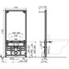 купить Биде Alcaplast A105/1120, монтажная рама для биде в Кишинёве 