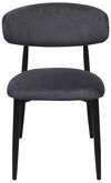 cumpără Scaun Deco Meridian Catifea Grey (HLR21)+Black Legs în Chișinău 