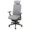 купить Офисное кресло Deco Nelson +Slide (8016A) Dark Grey + Grey Frame в Кишинёве 