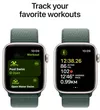 купить Смарт часы Apple Watch SE 2024 GPS 40mm Starlight Aluminium Case with Lake Green Sport Loop MXEH3 в Кишинёве 