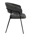 купить Стул Evelin di Costacurta YTC-097B, UF BLU-14 (Dark grey) в Кишинёве 