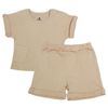cumpără Haine pentru copii Minikin 25062092 Naturelle Комплект футболка и шорты р-р92, бежевый, унисекс în Chișinău 