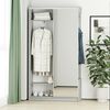 купить Мебель для прихожей MebelStar LINDA 120x40x220 (cu oglinda) Grey (MBS-4382) в Кишинёве 