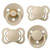 купить Пустышка BIBS 91344 Set 4 suzete Try-it Collection Vanilla (0-6 luni) в Кишинёве 