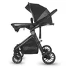 cumpără Сărucior pentru copii Coccolle Ago Diamond black, 3in1 cu landou transformabil în Chișinău 