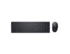 Wireless Keyboard & Mouse Del KM5221W, Multimedia keys, 2.4Ghz, Russian, Black 