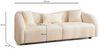 купить Диван Trendy Venedik Crema (3 locuri) в Кишинёве 