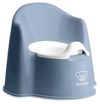 Olita cu protectie spate BabyBjorn Potty Chair Deep blue/White 