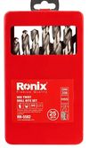 cumpără Burghiu Ronix RH-5582 Set 25buc burghie cutie metalică în Chișinău 