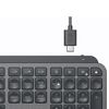 купить Клавиатура Logitech Wireless MX Keys Advanced Graphite Illuminated Keyboard, Logitech Unifying 2.4GHz wireless technology, Bluetooth, Rechargeable with USB type C, Graphite 920-009417 в Кишинёве 