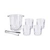 cumpără Veselă pentru băuturi Excellent Houseware 56570 Set pentru whiskey, 6 piese: 4 pahare, frapiera, cleste în Chișinău 
