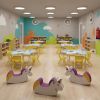 купить Детское кресло-качалка Tisam Единорог (балансир) 850х250х480мм, Крем/Фиолетовый (52200) в Кишинёве 