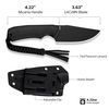 купить Нож походный Civivi C24058B-2 Gander, mâner Micarta, teacă Kydex в Кишинёве 