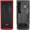 купить Корпус Case Middletower Deepcool TESSERACT SW-RD ATX Black/Red no PSU, 1xUSB3.0/1xUSB2.0/Audio x 1/Mic x 1, Included: Front: 1x120mm; Rear: 1x120mm DC fan (carcasa/корпус) в Кишинёве 