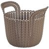 cumpără Cutie depozitare Curver 226398 KNIT rotund XS 3 L maro în Chișinău 