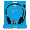 купить Logitech H110 Grey Stereo Headset, Headset: 20Hz-20kHz, Microphone: 100Hz-16kHz, 2m cable, 2 x mini-jack 3.5mm 981-000271 (casti cu microfon/наушники с микрофоном) в Кишинёве 