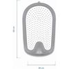 cumpără Cădiță BabyJem 916 Suport pentru baie Soft Touch, Soft Grey în Chișinău 