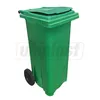 купить Бак мусорный 120 л (HDPE) на колесах (зеленый)  UNIPLAST TR в Кишинёве 