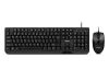 Keyboard & Mouse SVEN KB-S330C, Fullsize layout, Splash proof, Fn key, Black, USB 