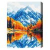 cumpără Tablou pe numere BrushMe BS54178 40x50cm (în cutie) Toamnă în munți în Chișinău 
