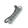 купить Фильтр импульсных помех Gembird Surge Protector SPG3-B-10C, 5 Sockets, 3m, up to 250V AC, 16 A, safety class IP20, Grey (Priza cu protectie - prelungitor/basic surge protection) в Кишинёве 