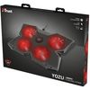 cumpără Stand pentru laptop Notebook Cooling Pad Trust Gaming GXT 278 Yozu, 17.4" stand with 4 speed-adjustable, illuminated fans and robust housing, Black (stand pentru laptop /охлаждающая подставка для ноутбука) în Chișinău 