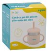 cumpără Cană cu pai U-Grow UG-SCT01WH Cană din silicon cu pai și interior din inox, 220 ml în Chișinău 