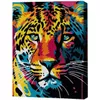 cumpără Tablou pe numere BrushMe RMGB007FC 30x40сm (pânză neagră/fără cutie) Energie sălbatică în Chișinău 