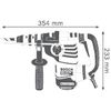 Перфоратор ротационный Bosch GBH 3-28 DFR 220 В 3.1 Дж
