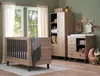 купить Кроватка Tutti Bambini 211081/3695 3 in 1 Como Oak & Slate Grey в Кишинёве 