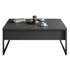 cumpără Măsuţă cafea Trendy Lux, Antracit, Negru 90x40x60cm în Chișinău 