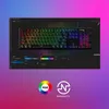 cumpără Tastatură gaming HyperX 639N5AA#ABA, Alloy Origins PBT Mechanical Aqua (US Layout) în Chișinău 