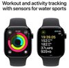 cumpără Ceas inteligent Apple Watch Series 10 GPS 42mm Jet Black Aluminium Case with Black Sport Band - M/L MWWF3 în Chișinău 