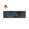 cumpără Tastatura Keychron V6 QMK/VIA Custom Mechanical Keyboard Russian Layout (V6-C1-RU) Frosted Black, Full Size layout, Knob, RGB Backlight, Keychron K pro Mechanical Red Switch, Hot-Swap, USB Type-C, gamer (tastatura/клавиатура) în Chișinău 