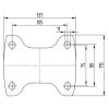 купить Тачка Lider-Tech 03720160 Roata fixa 037 в Кишинёве 
