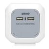 купить Удлинитель электрический ORNO ORAE13144GS CUB 4 locuri+2 USB 16A 1,4M в Кишинёве 