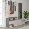 cumpără Mobilă pentru antreu Trendy Ramda Mocha Deschis, Antracit, 137x54x35cm (GTR001332) în Chișinău 