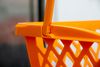 купить Пластиковая корзина для покупок 33л с оранжевыми ручками и корзиной в Кишинёве 