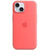 купить Чехол для смартфона Apple iPhone 15 Silicone MagSafe Guava MT0V3 в Кишинёве 