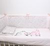 купить Детское постельное белье PernaMea Set lenjerie 8 piese Teddy love Pink (PM.100262/8) в Кишинёве 