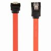 Cable Serial ATA III   30 cm data, 90 degree connector, metal clips, Cablexpert CC-SATAM-DATA90-0.3M 