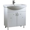 купить Шкаф под умывальник Mashtab 11405 Cristal cu 2 usi 65cm Alb в Кишинёве 