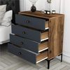 купить Комод Trendy Lizbon 536-Nuc, Antracit 76x90x40cm (GTR001656) в Кишинёве 