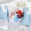 купить Детское постельное белье PernaMea Set lenjerie 8 piese Premium Iepuras albastru (PM.105896/8) в Кишинёве 