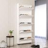 купить Полка для обуви Mobildor-Lux Leo Slim 100x16x203H cm Sonoma в Кишинёве 