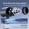 купить Вентилятор портативный JisuLife Fan Pro1S, 3-15h, 5000mAh, 100 viteze, Maro (FA53PRO) в Кишинёве 
