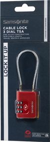 cumpără Accesoriu pentru bagaje Samsonite Ta Revolution Cablelock 3 Dial TSA Rosie (155576/1726) în Chișinău 