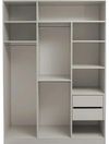 cumpără Dulap Mashtab 12251 FLEXO M5 cashmere uși Rockfort 1500x530x2200 în Chișinău 